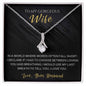 To My Gorgeous Wife | Alluring Beauty Necklace