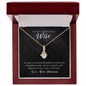 To My Gorgeous Wife | Alluring Beauty Necklace