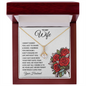 To My Wife | I Married your Because | Alluring Beauty Necklace
