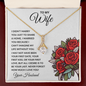 To My Wife | I Married your Because | Alluring Beauty Necklace