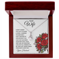 To My Wife | I Married your Because | Alluring Beauty Necklace