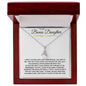 To My Bonus Daughter | Alluring Beauty Necklace
