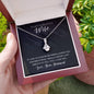 To My Gorgeous Wife | Alluring Beauty Necklace