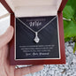 To My Gorgeous Wife | Alluring Beauty Necklace