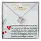 To My Daughter | You are the Apple of My Eye Necklace