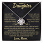 To My Daughter | Love Knot Necklace from Mom