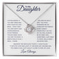 To My Daughter | Love Knot Necklace