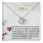 To My Daughter | Love Knot Necklace in Yellow or White Gold