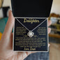 To My Daughter | Love Knot Necklace from Dad