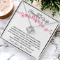 To My Beautiful Wife | I Desire to be Your List | Love Knot Necklace
