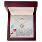 To My Daughter | You are the Apple of My Eye Necklace