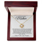 To My Amazing Mother | Mother's Day Love Knot Necklace