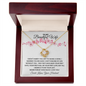 To My Beautiful Wife | I Desire to be Your List | Love Knot Necklace