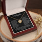 To My Daughter | I Often Worry Love Knot Necklace
