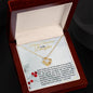 To My Daughter | You are the Apple of My Eye Necklace