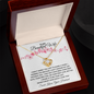 To My Beautiful Wife | I Desire to be Your List | Love Knot Necklace