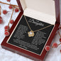 To My Daughter | I Often Worry Love Knot Necklace