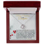 To My Daughter | You are the Apple of My Eye Necklace
