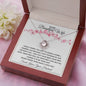 To My Beautiful Wife | I Desire to be Your List | Love Knot Necklace