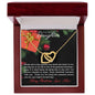 To My Daughter | I am Forever Thankful Interlocking Hearts Necklace