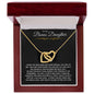 To My Bonus Daughter | Just How Special You are Interlocking Hearts Necklace