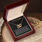 To My Bonus Daughter | Just How Special You are Interlocking Hearts Necklace