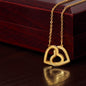 To My Wife | Interlocking Hearts necklace