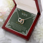To My Wife | Interlocking Hearts necklace