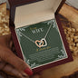 To My Wife | Interlocking Hearts necklace