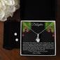 To My Daughter | Alluring Beauty Necklace & Earring Set