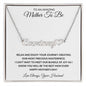 To An Amazing Mother-To-Be | Heart Name Necklace