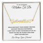 To An Amazing Mother-To-Be | Heart Name Necklace