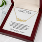 To An Amazing Mother-To-Be | Heart Name Necklace