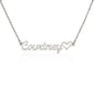 Custom Made Name Necklace with Heart