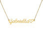 Custom Made Name Necklace with Heart