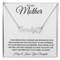 To My Mother | Pet Paw Name Necklace