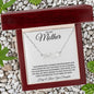 To My Mother | Pet Paw Name Necklace