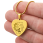 To My Wife | All in One Heart Engaved Necklace