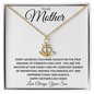 To My Mother | Anchor of Our Family Necklace