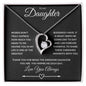 To My Daughter | The Greatest Blessing Forever Love Necklace