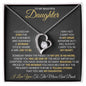 To My Beautiful Daughter | I Closed My Eyes for but a Moment | Forever Love Necklace