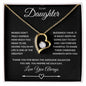 To My Daughter | The Greatest Blessing Forever Love Necklace