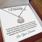 Mommy to Be | Baby Feet Heart Necklace