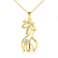 To My Daughter | Mother & Baby Giraffe Necklace
