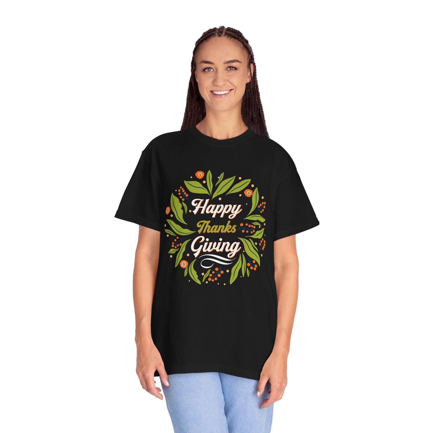 Happy Thanksgiving | Unisex Garment-Dyed T-shirt