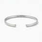 For Him | Personalized Engraved Cuff Bracelet | Blue Plaid