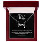To My Wife | Written in Love | Cursive Pendant Necklace