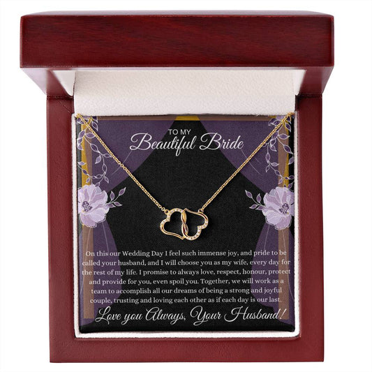 Everlasting Love Solid 10K Gold Necklace