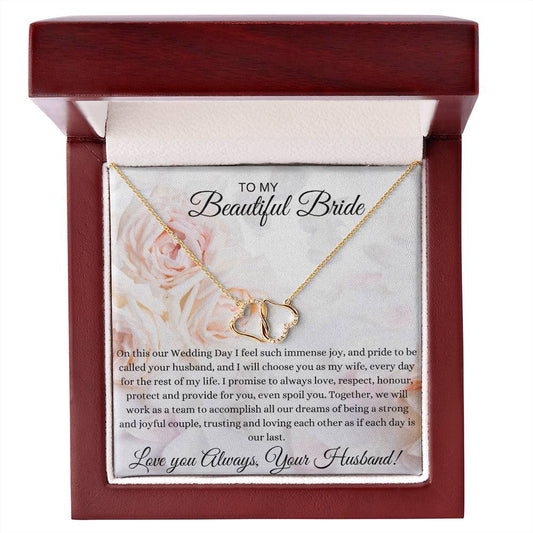 Everlasting Love Solid 10K Gold Necklace