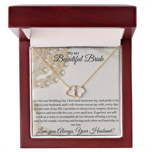 Everlasting Love Solid 10K Gold Necklace